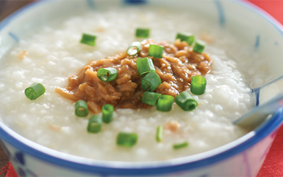 Porridge au Thon et Sauce Soja